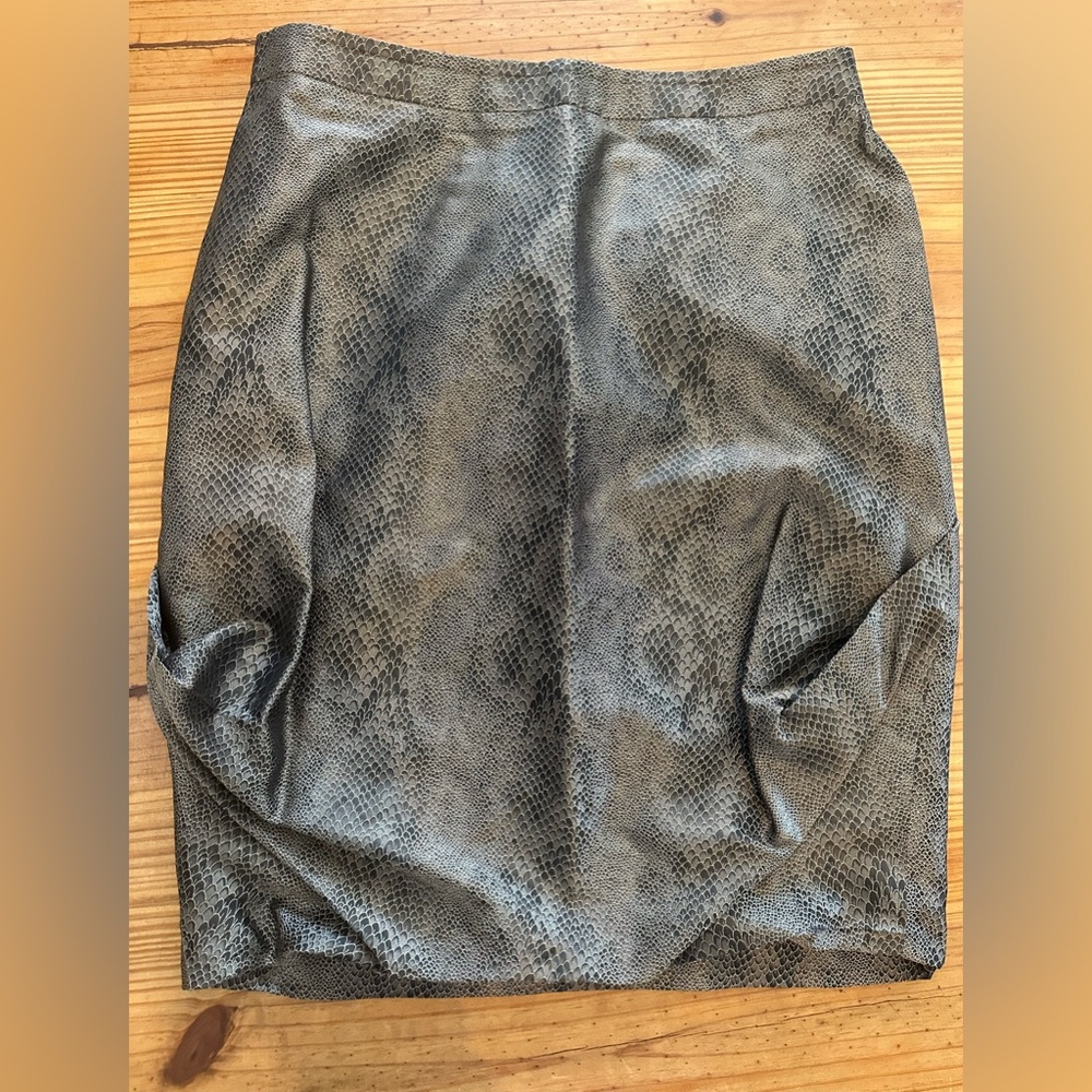 Vintage Armani Snake Print Skirt